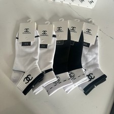 New Boxed Chanel Ankle Socks