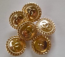 Set of 6 Chanel Buttons 