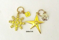 Chanel Gold Tone Key Charms
